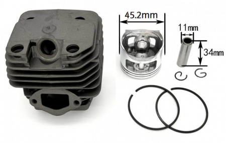 Κινέζικος κύλινδρος αλυσοπρίονου 5800 Farmertec Ø 45.2mm