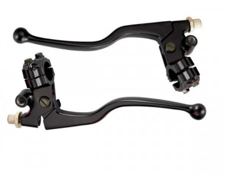 Μοχλοί φρένων σκούτερ 4T 50-80cc (με υποδοχή καθρέπτη)