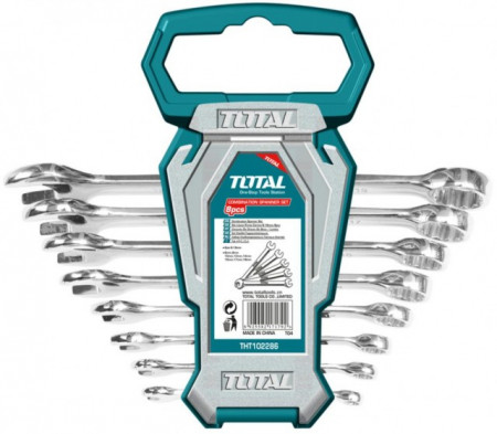 Комплект 8 ключа комбинирани 6-19mm Total Tools
