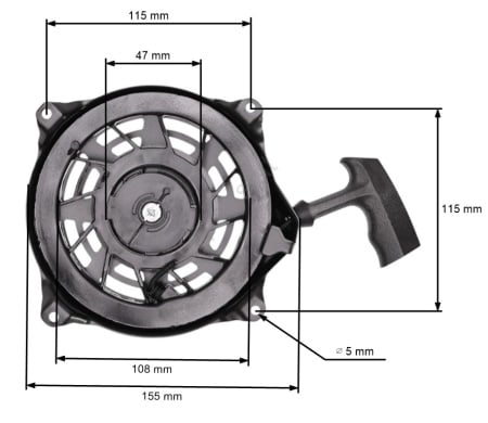 Стартер за BRIGGS-STRATTON 497680