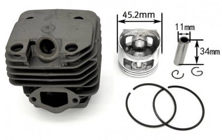 Цилиндър за китайски моторен трион 5800 Farmertec Ø 45.2mm