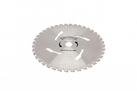 Циркулярен диск за моторни тримери/косачки 255 x 40T x 25.4mm (храсти)
