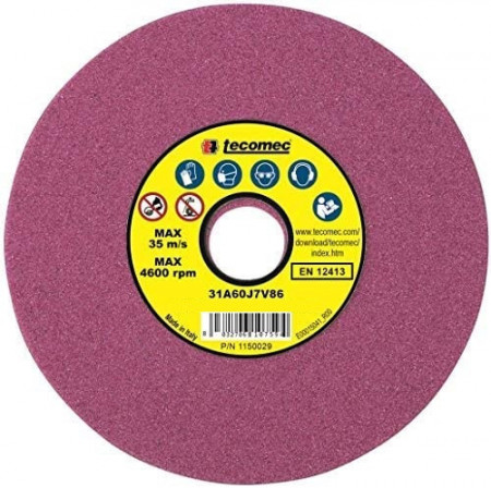Abrasive disc for  chainsaw chainsaw sharpener Tecomec 145x 6 x 22.2mm