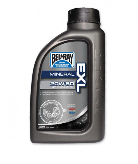 Bel-Ray EXL 20W-50 Mineral 1L (per motori 4T)