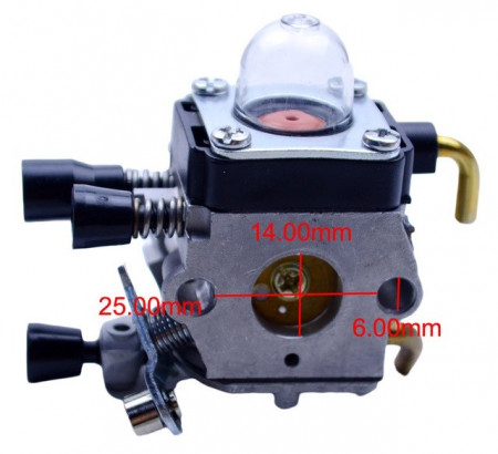 Carburatore compatibile per Stihl FS55, FS75, FS80, FS85, FC75, FC85, HL75, HT70, HT75, SP85