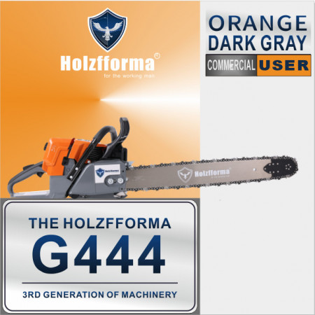 Holzfforma® G444 71cc tronçonneuse (sans lame ni chaîne) ORANGE