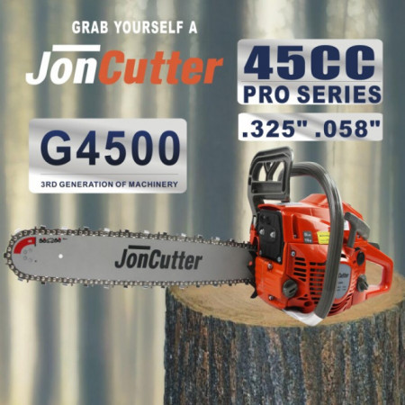 JonCutter® G4500 45cc tronçonneuse (sans lame ni chaîne)