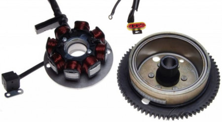 Kormánykerék + Magnetou Aprilia AM6 robogó (8 tekercs)