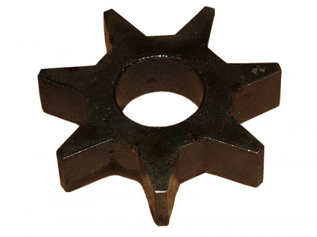 Pignone 404 per spelare i tronchi di motosega (montaggio della lama)