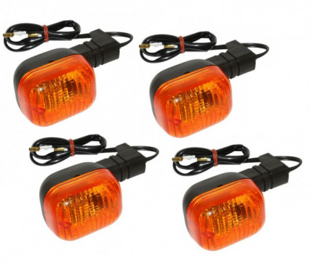 Set di 4 pezzi di segnali per scooter Honda, Cagiva, Peugeot