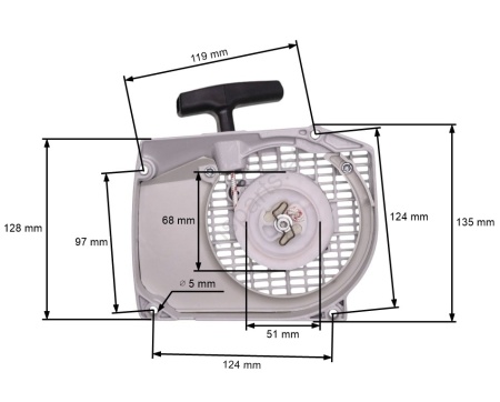 Starter for chainsaw Stihl MS 440, 044