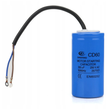 Condensatore di avviamento del motore elettrico (CD60 250/375V 50Hz 350uf)