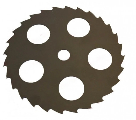 Disc taietor motocoasa (negru cu gauri)