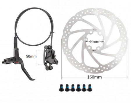 Freno anteriore idraulico (80 cm)