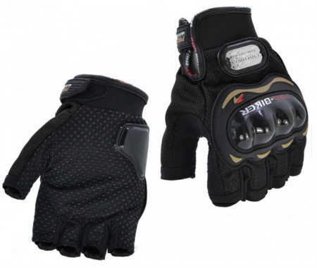 Guantes sin dedos Pro Biker (negros)