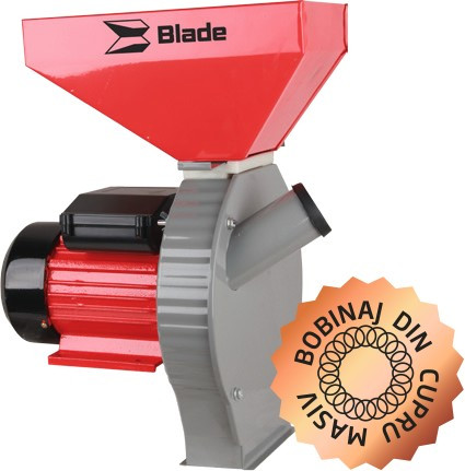 Mill for crushing corn cobs and cereals 2.7 Kw Blade