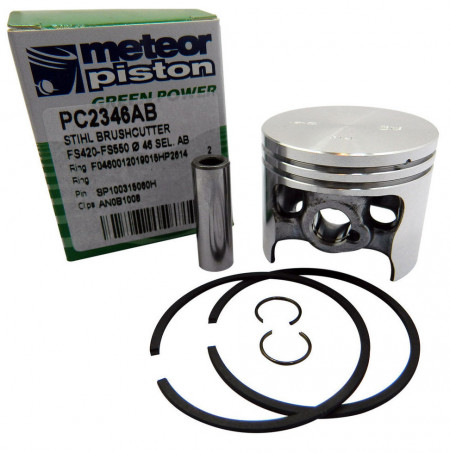 Piston complet motocositoare compatibil Stihl FS 420, FS 550 (Ø 46mm)