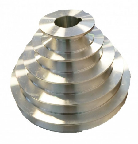 Puleggia universale per motore elettrico 5 diametri diversi (28 mm sull'albero)