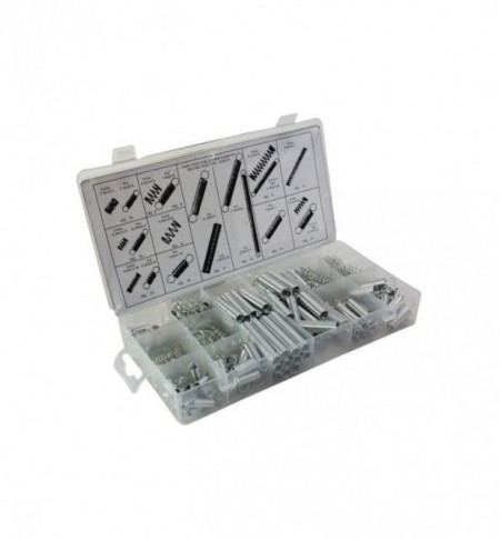 Set of 200 compression and traction springs