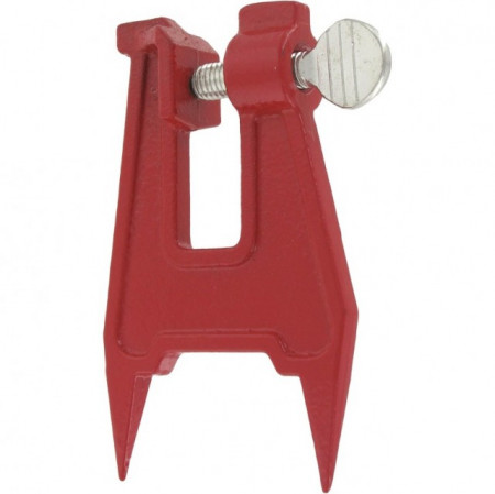 Vise for chainsaw chain sharpening