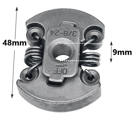 Zapatas de embrague para desbrozadora MTD (753-05860)