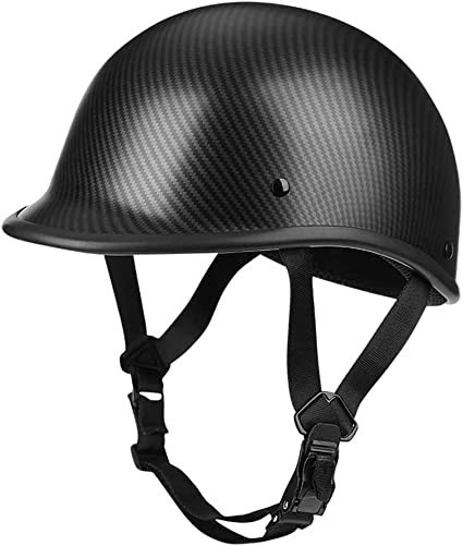 Casca scuter "carbon" (retro style) XL