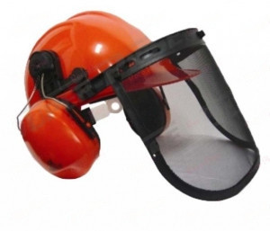 Casco di protezione per motosega + auricolari (cal.1)