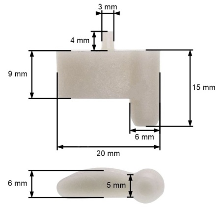 Cliquet de démarrage de tronçonneuse compatible Stihl (simple) / pcs