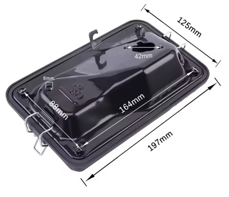 Kompletní generátor vzduchových filtrů 168 F, GX 160 (obdélníkový)