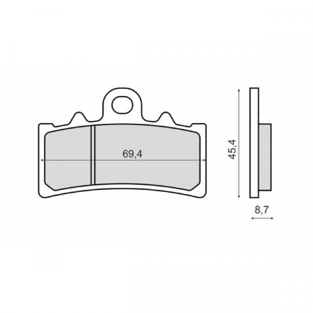 thumbnail image 2 of REAR BRAKE PADS Fit KTM 125 200 250 390 Duke RC Adventure 2011 2 of 14