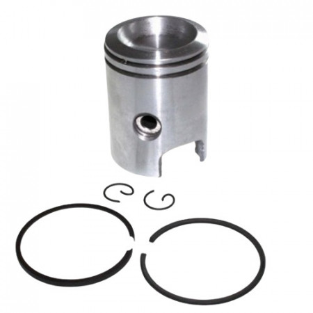 Pistón para ciclomotor de 2 tiempos y 50 cc Piaggio SI, CIAO, BRAVO, 38,2 mm, perno de 10 mm (acanalado)