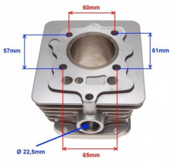 Set motor 4T 125cc ATV Loncin (racire aer) 56.4mm