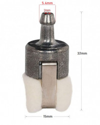 Filtru benzina drujba Walbro 5.4mm (15 x 32mm)