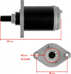 Electromotor Tecumseh OHV135, OHV18, OV490 (36264, 36377, 36795)