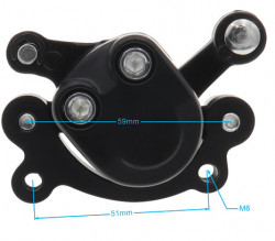 Etrier frana spate Pocket bike, mini atv-dim