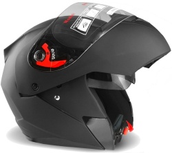 Casca moto modulabila neagra "XL"