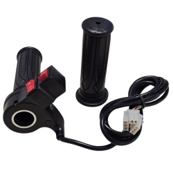 Acceleratie + comenzi lumini triciclu electric