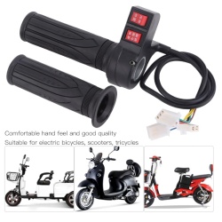 Acceleratie + comenzi lumini triciclu electric