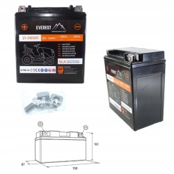 Baterie 14ah 12v SLA borna + pe stanga