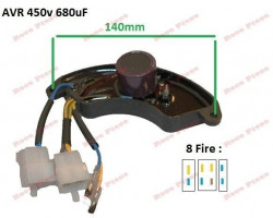 AVR Háromfázisú generátor 5-7 KW 450v 680uf 8 tüzek - Img 3