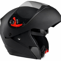 Casca moto modulabila neagra "XL"