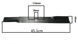 Cutit masina de tuns gazon universal 45.1cm (+saibe)
