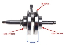 Ambielaj scuter Cross 4T 125cc