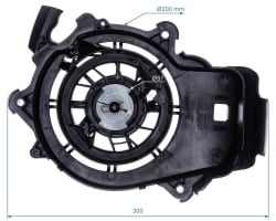 Demaror Briggs &amp; Stratton μοντέλο 650EXI, 675EXI 163cc