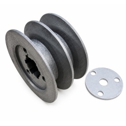 Fulie motosapa / motocultor diesel 186F (ax canelat 25mm)
