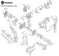 Motocoasa Holzfforma FF250
