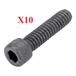 Jeu de 10 vis de cylindre de tronçonneuse Husqvarna (32mm, Ø 6mm)