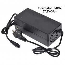 Incarcator pentru baterie bicicleta electrica 67.2V, 3A (litiu)