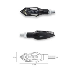 Semnale led scuter motocicleta ''Globe''-2