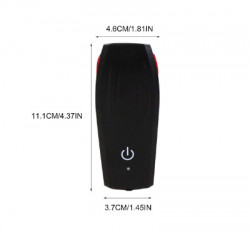 Far bicicleta cu sonerie (incarcare USB)-3